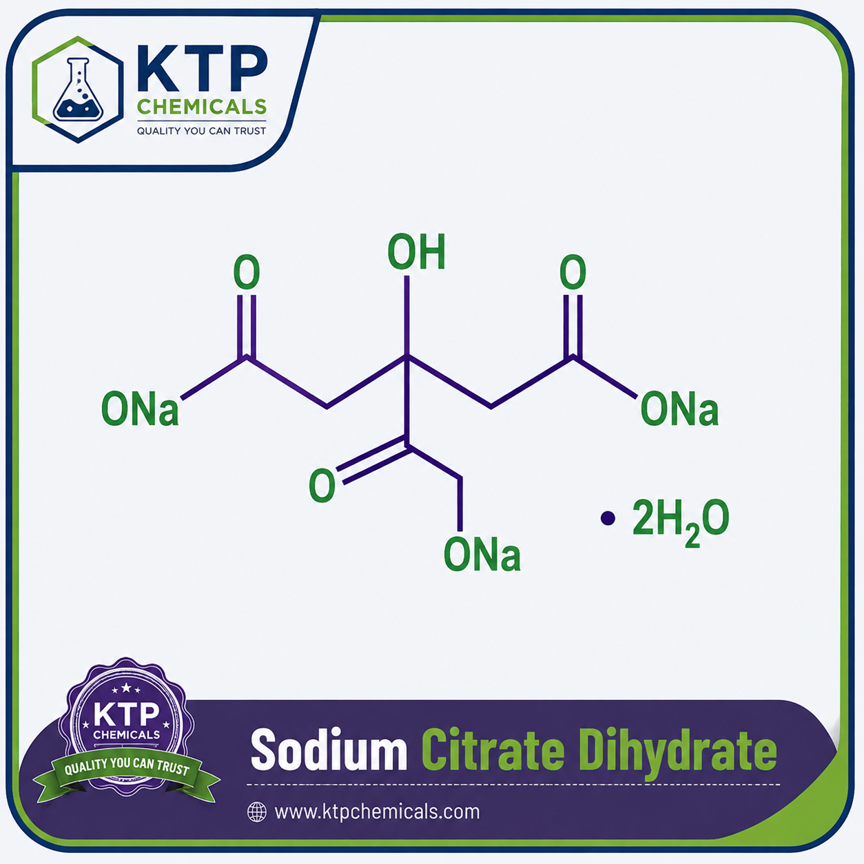 Sodium Citrate Dihydrate Manufacturer in India – High Quality Chemical Supplier