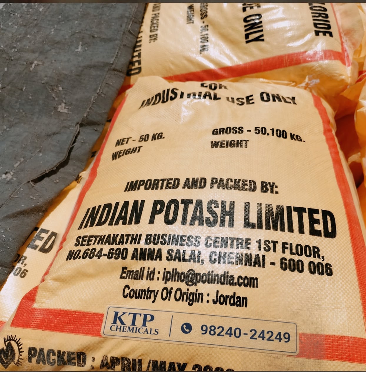 Indian Potash Limited KCL – Potassium Chloride for Industrial & Food Applications